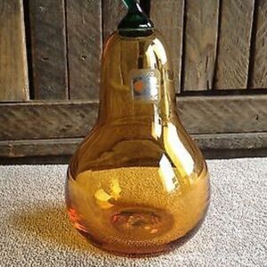 Blenko Glass Pear [no stem]